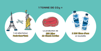 1 tonne de CO2